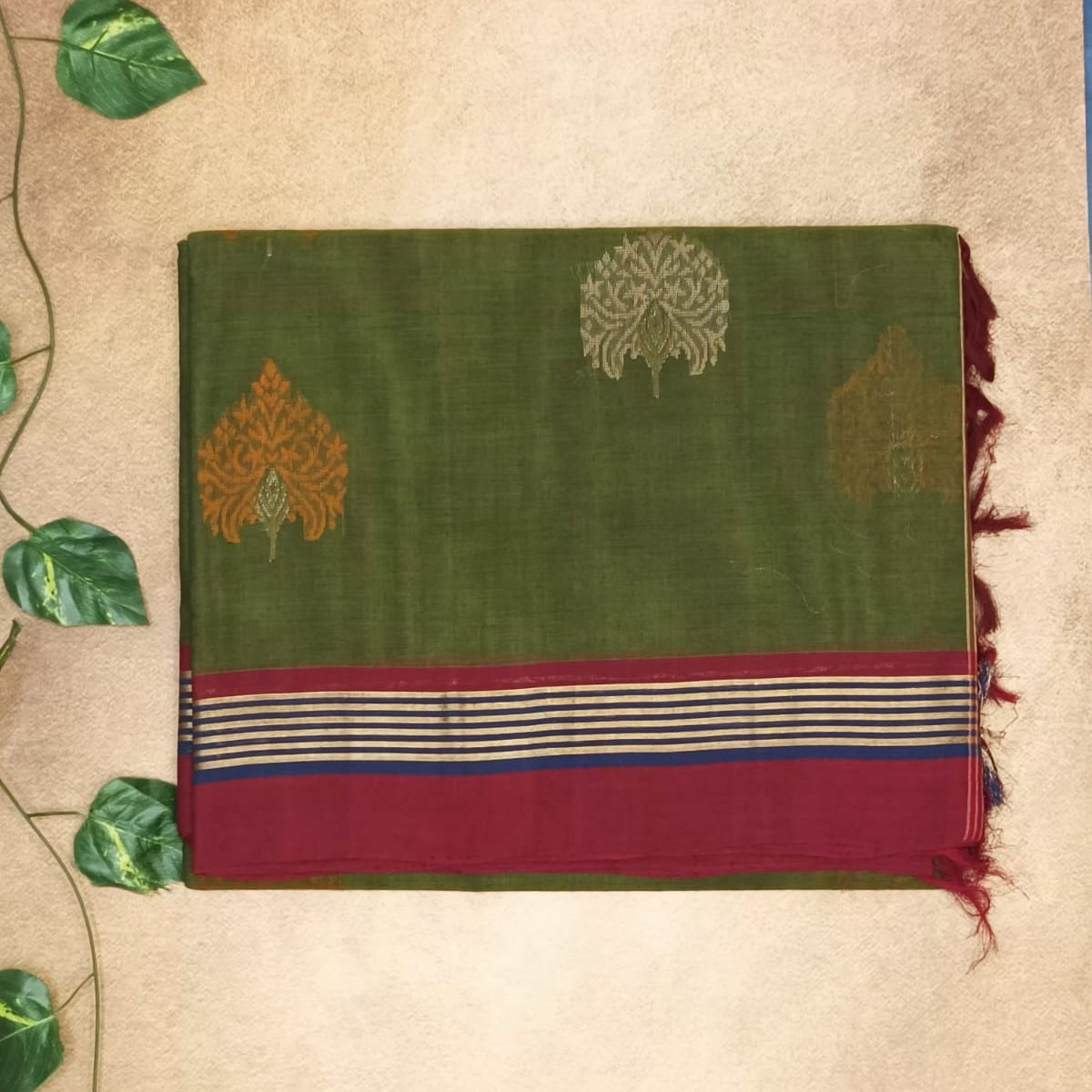 Pure Handloom Cotton 120/80 Saree