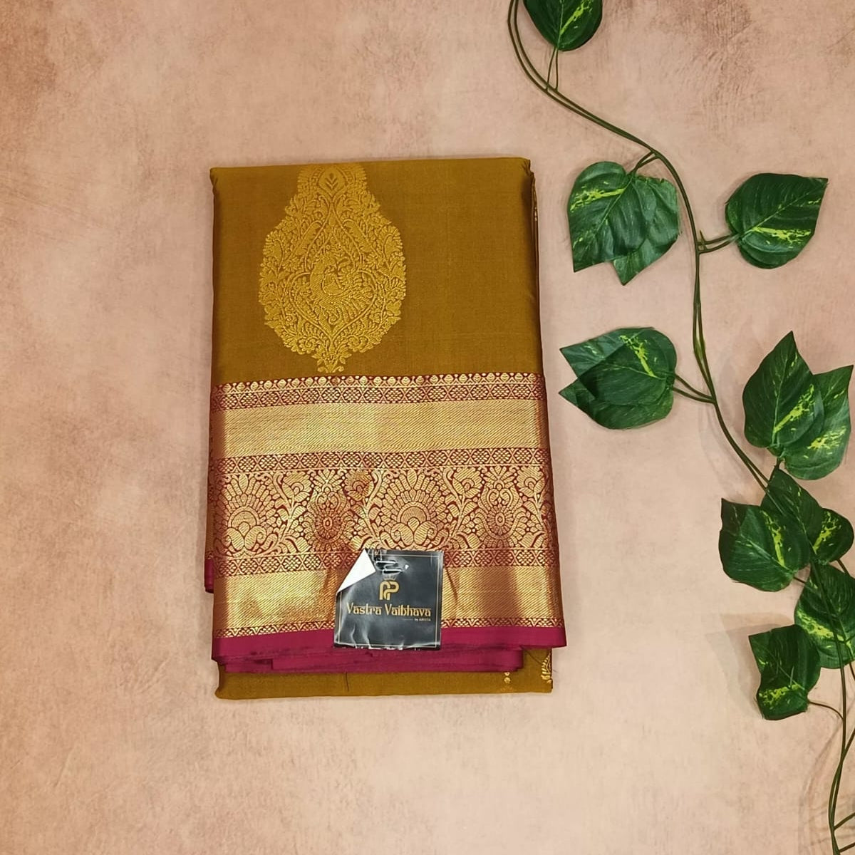 SEMI KANCHIPURAM SILK SAREE - PREMIUM QUALITY