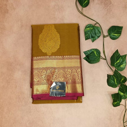 SEMI KANCHIPURAM SILK SAREE - PREMIUM QUALITY