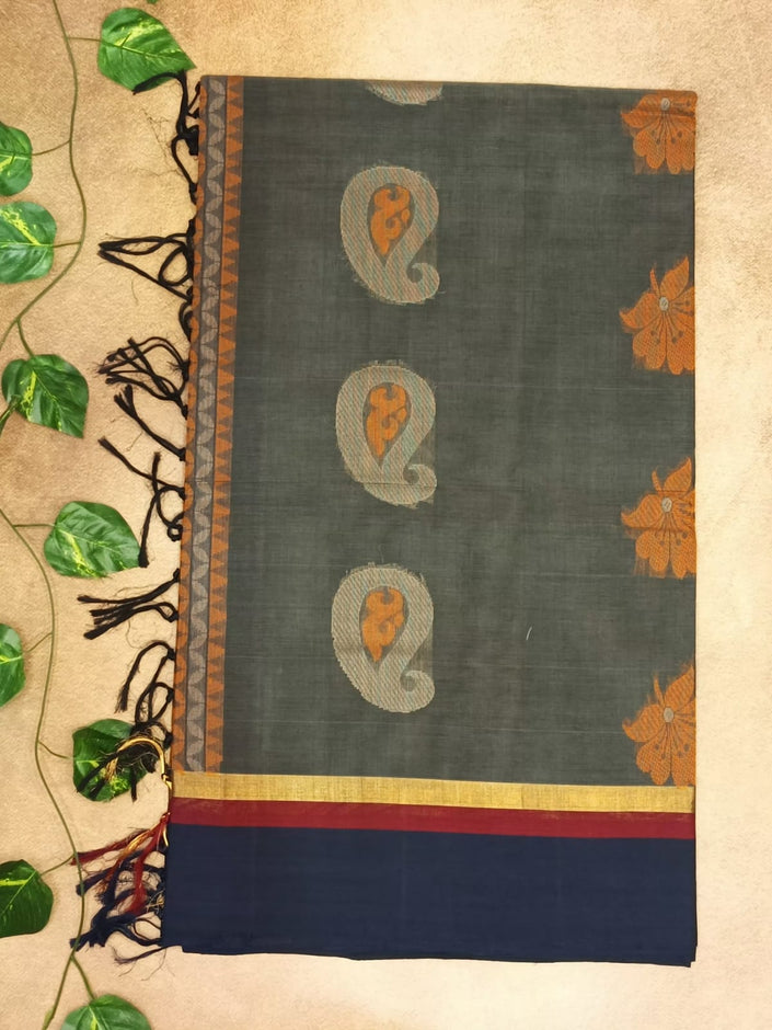 Pure Handloom Cotton 120/100 Saree