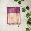 Semi Crepe Premium Quality Vintage Style Saree - Royal Purple