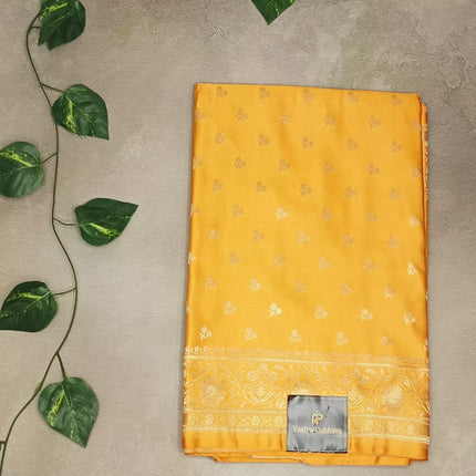 Elegant Self Jacquard Satin Saree