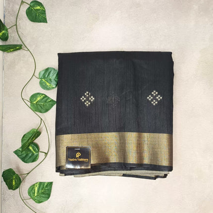 Kadhi raw silk Kalamkari printed saree
