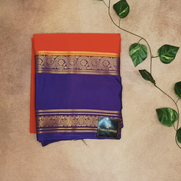 Semi Crepe Silk Saree – Bentex Border
