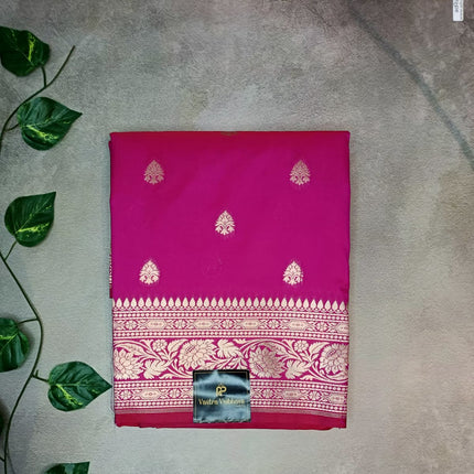 Heavy Kathan Silk Saree - PINK