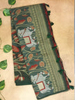 Muga Cotton Floral weaving work Saree