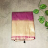 Semi Crepe Premium Quality Vintage Style Saree - RANI PINK