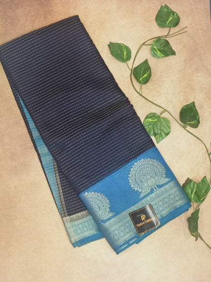 CANBERRY SILK -NAVY BLUE