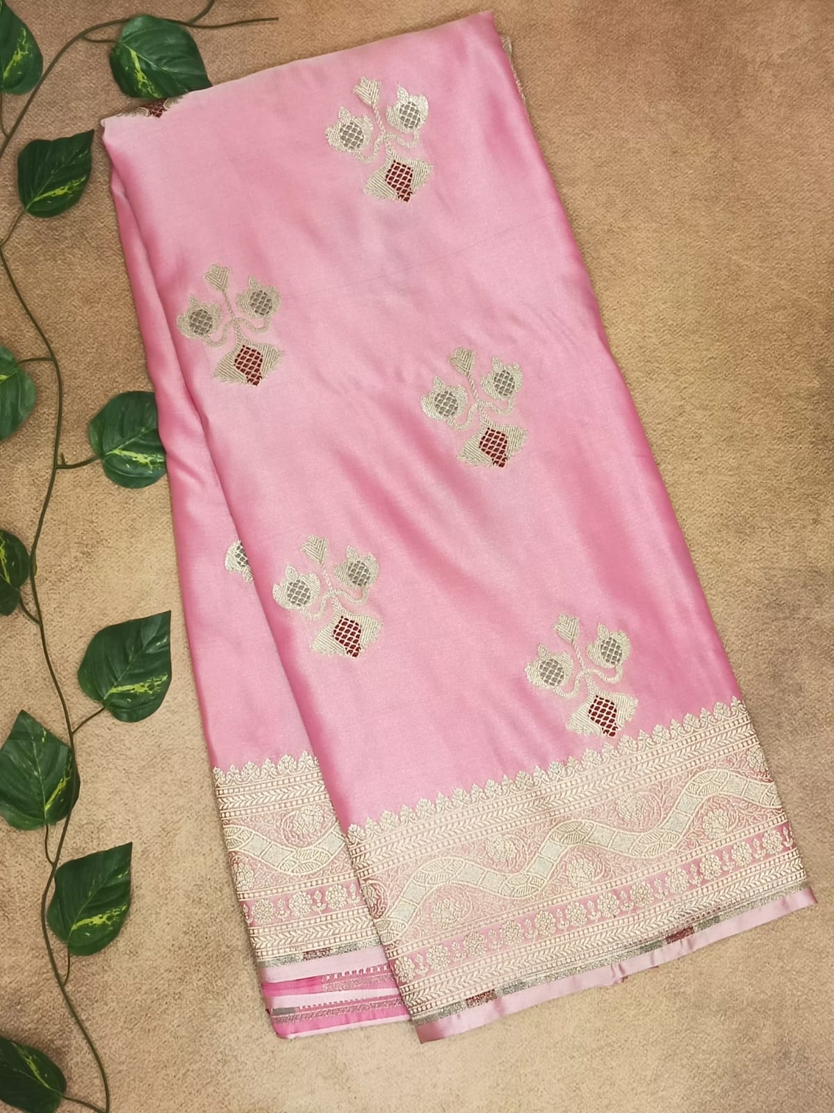 Banarasi Mashroo Saree