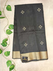Kadhi raw silk Kalamkari printed saree