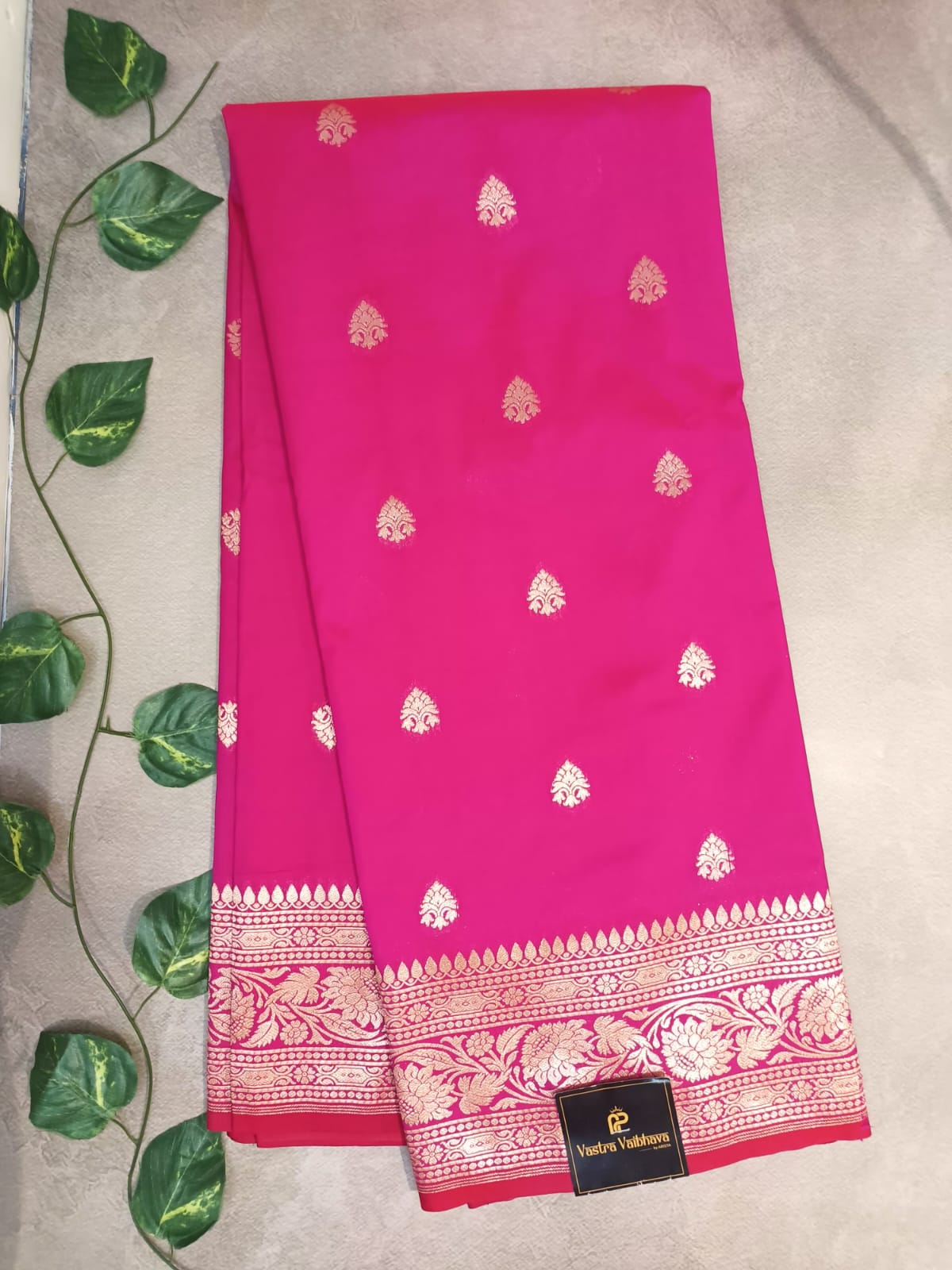 Heavy Kathan Silk Saree - PINK