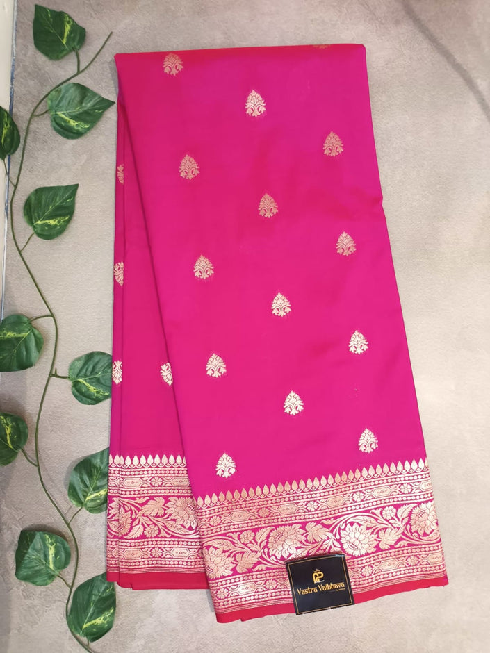 Heavy Kathan Silk Saree - PINK
