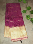 Semi Crepe Premium Quality Vintage Style Saree - RANI PINK