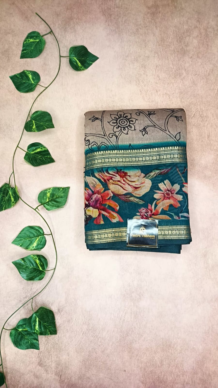 mul cotton saree with digital print