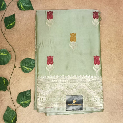 Banarasi Mashroo Saree