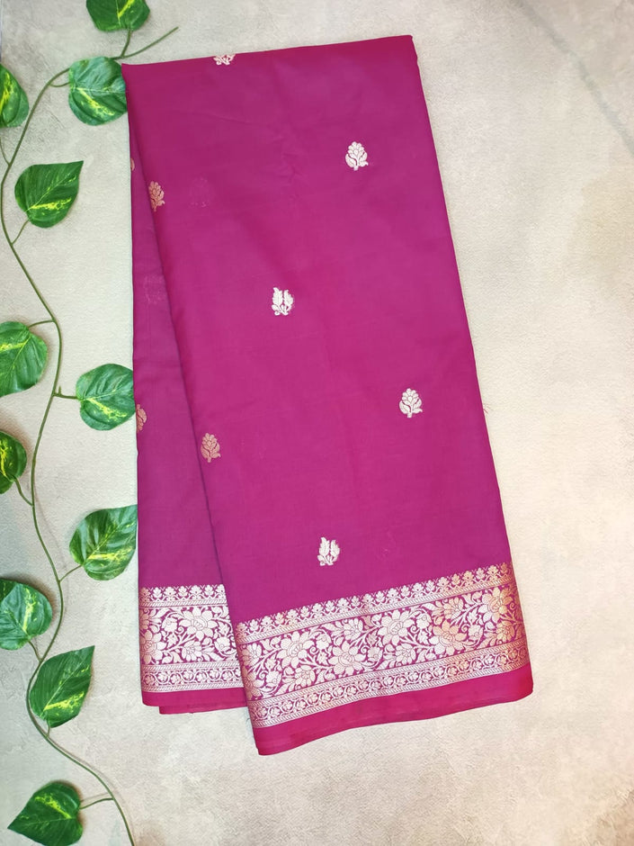 Semi Mashroo Silk Saree