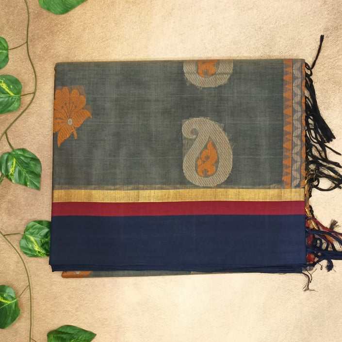 Pure Handloom Cotton 120/100 Saree