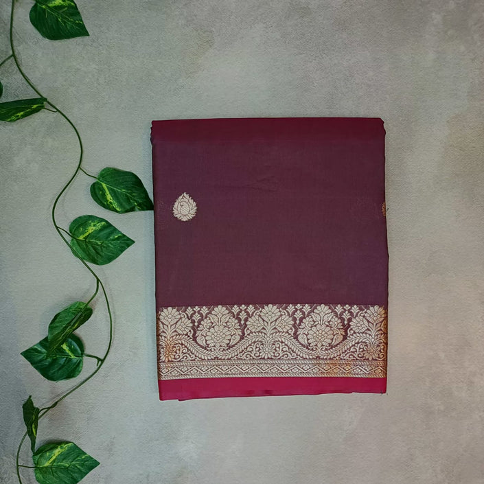 Semi Mashroo Silk Saree