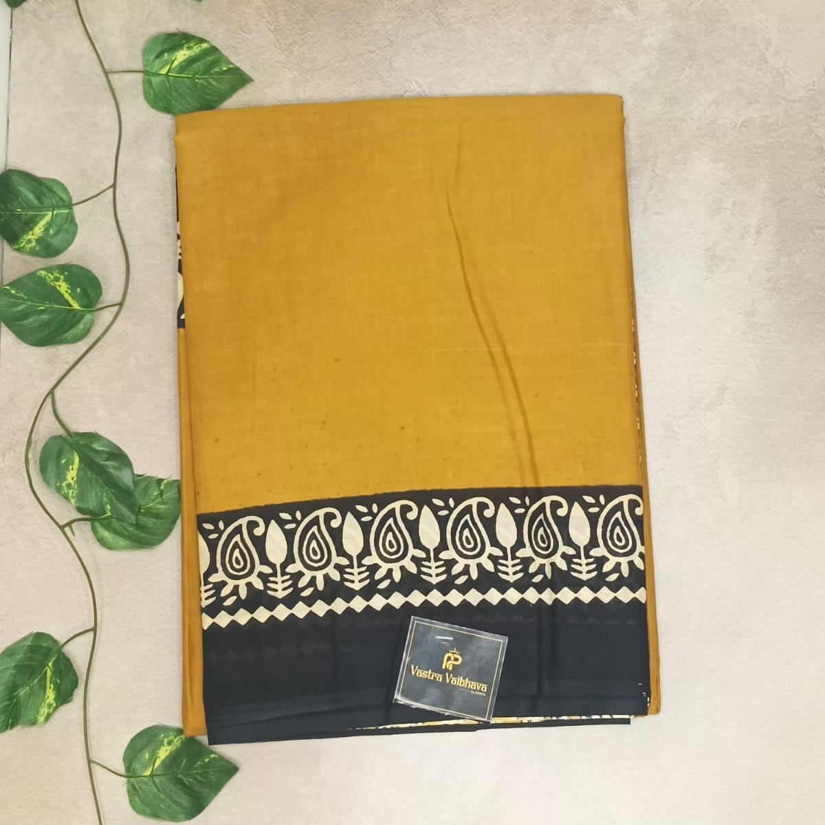 Semi Cotton Bagur Printed Saree