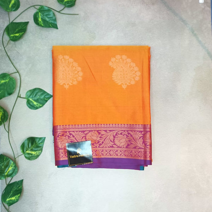 Banarasi Mashroo Butti Silk Saree