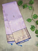 Semi Crepe Premium Quality Vintage Style Saree - LAVENDER