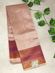 Royal Mauve and Maroon Semi  Cotton  Silk Saree