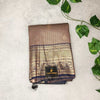 Semi Crepe Premium Quality Vintage Style Saree - BROWN