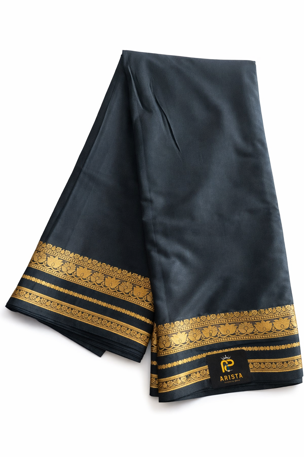 Semi Crepe Silk Black