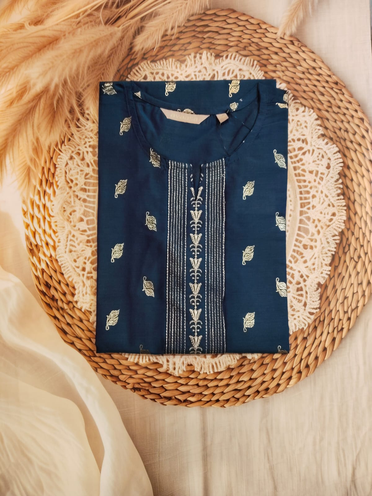 Avaasa  Dark Blue Kurta