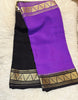 Pure Mysore Crepe Silk Saree 2D pattern