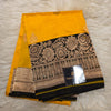 Pure Banarasi Silk Saree - Yellow & Black