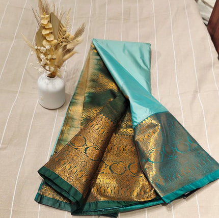 Semi Kanchipuram Silk Saree – Premium Quality