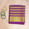 Pure Crepe Mysore Silk Saree Checks