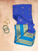 Pure Crepe Mysore Silk Saree - Checks Butta