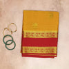 Pure Crepe Mysore Silk Saree - Checks Butta