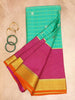 Pure Crepe Mysore Silk Saree Silver butta