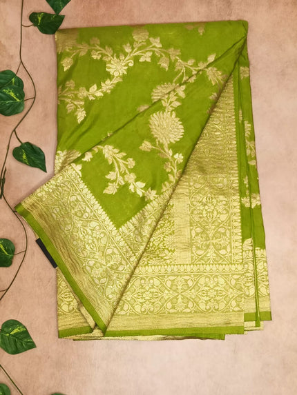 Semi Khaddi Georgette Saree