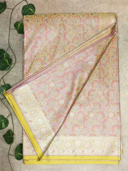 Premium Banarasi Dhori Zari Meenakari Saree