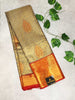 Semi Kanchi Tissue Silk Saree- Grey