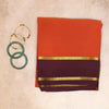 Pure Mysore crepe silk Saree Tape boarder