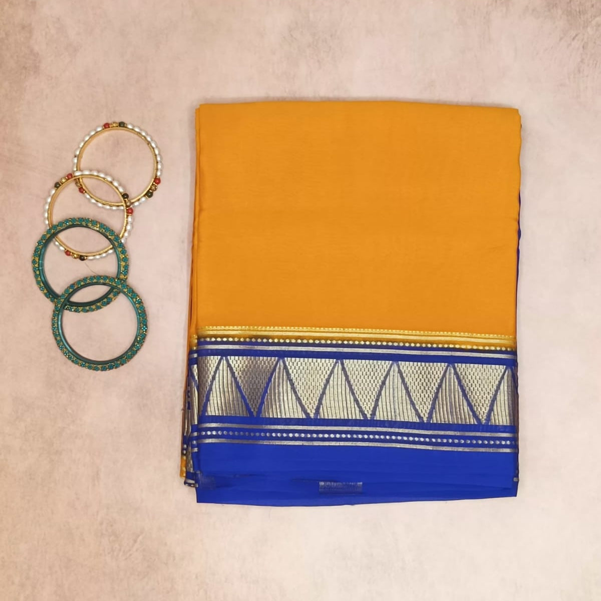 Pure Crepe Mysore Silk Saree – 2D Saree L/W