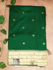 Semi Soft Silk Paithani Saree - Green