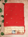 Semi Soft Silk Paithani Saree - Red