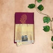 Premium Semi Kanchipuram Silk Saree -  Magenta Pink