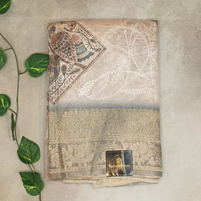 Cotton Natural Saree