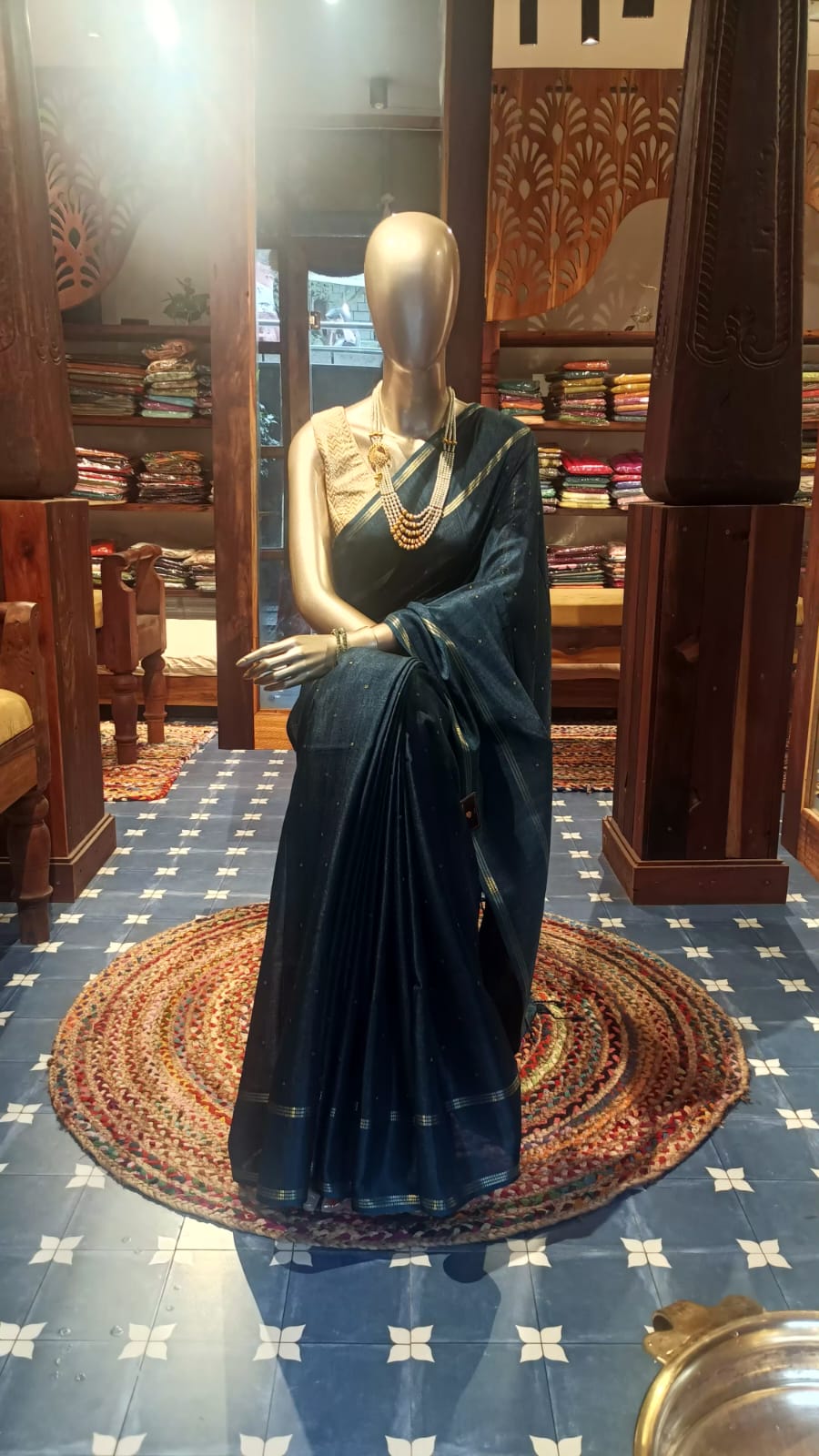 Kota Handloom Saree - Blue