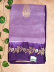 Pure Viscose Satin Border Saree