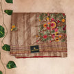 Pure Tussar Katta Work Saree