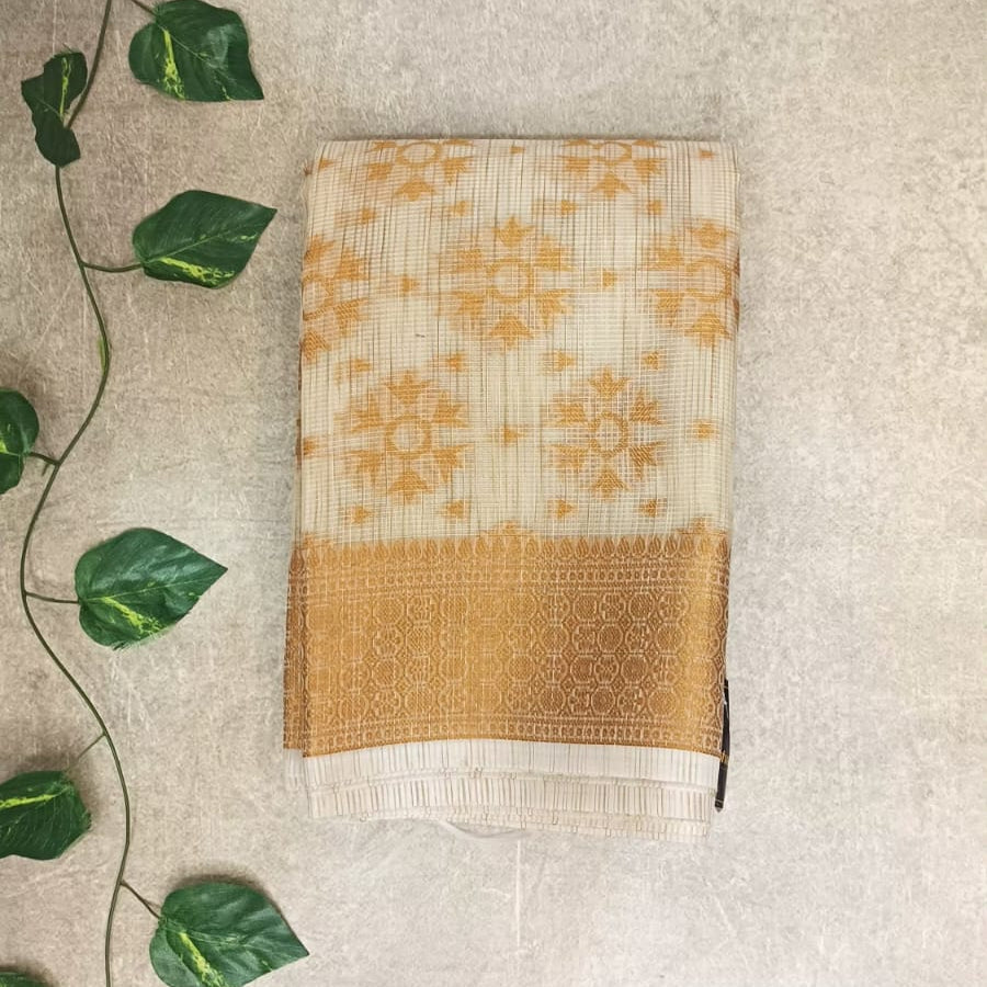 Kota Doria Weaving Saree – Lightweight Elegance