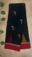 Soft Cotton Saree with Minimal Motifs & Tassels